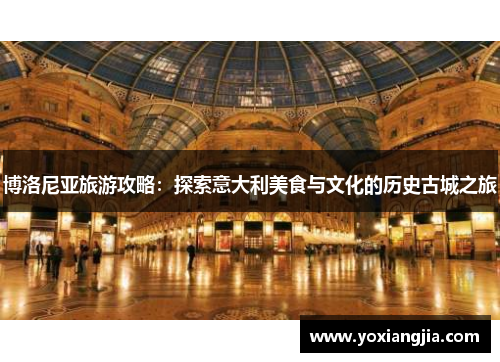 博洛尼亚旅游攻略：探索意大利美食与文化的历史古城之旅